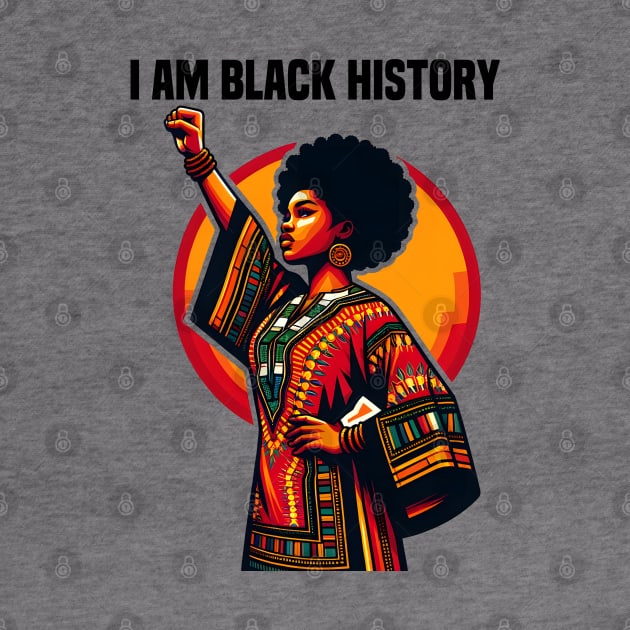 I Am Black History Month African American by Merchweaver